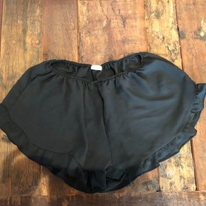 Brandy Melville Black Flouncy Shorts